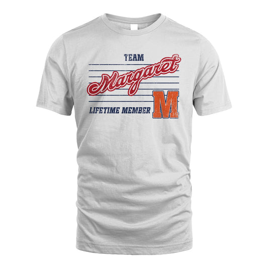 Team Your Name Lifetime Member Vintage Shirt MARGARET M1-24