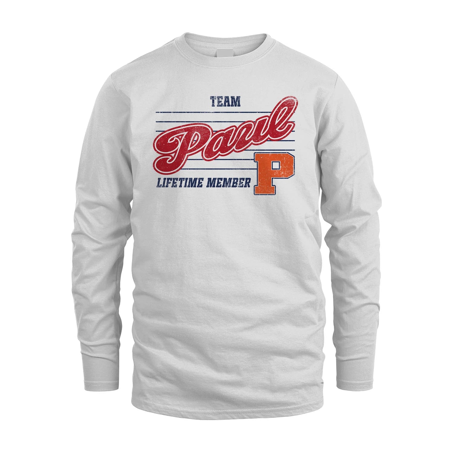 Team Your Name Lifetime Member Vintage Shirt PAUL M1-24