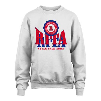 Your Name Never Back Down Shirt RITA M1-33