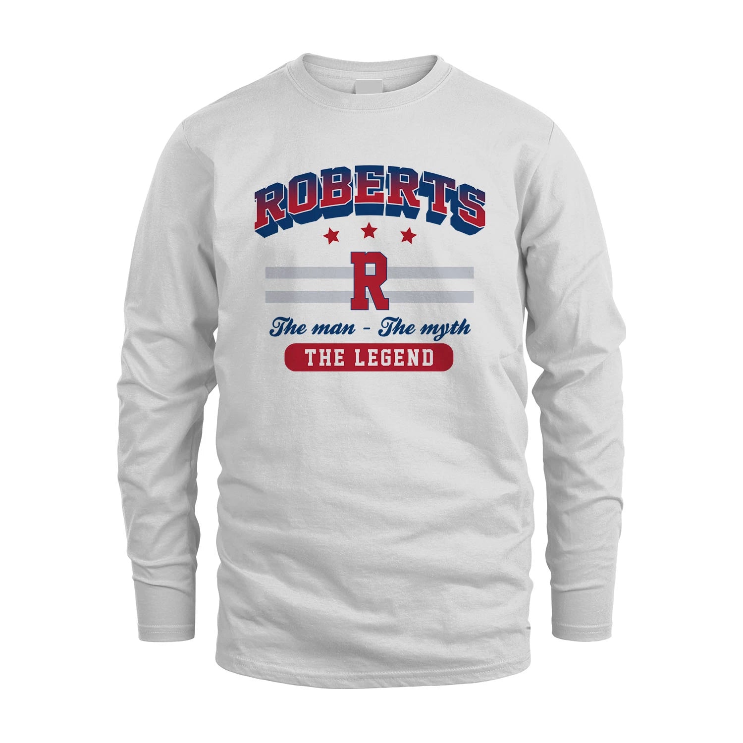 The Man The Myth The Legend With Your Name Shirt ROBERTS M1-35