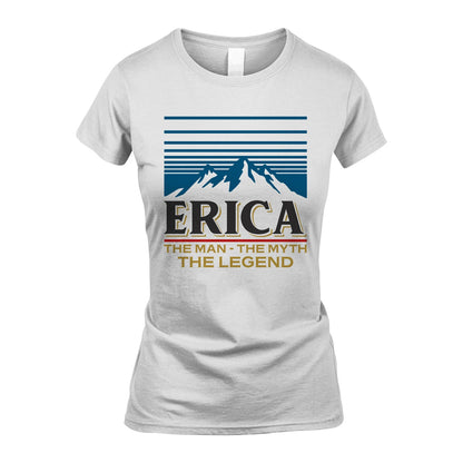 The Man The Myth The Legend Vintage Mountain Shirt ERICA M1-19