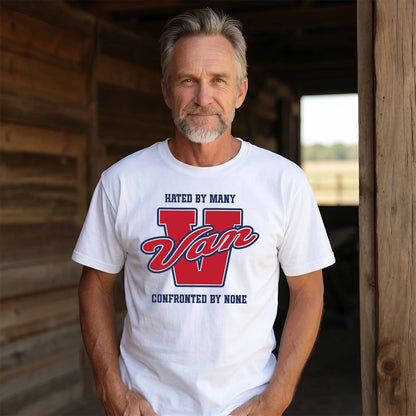 Hated By Many Confronted By None Personalized Name Shirt VAN M1-8