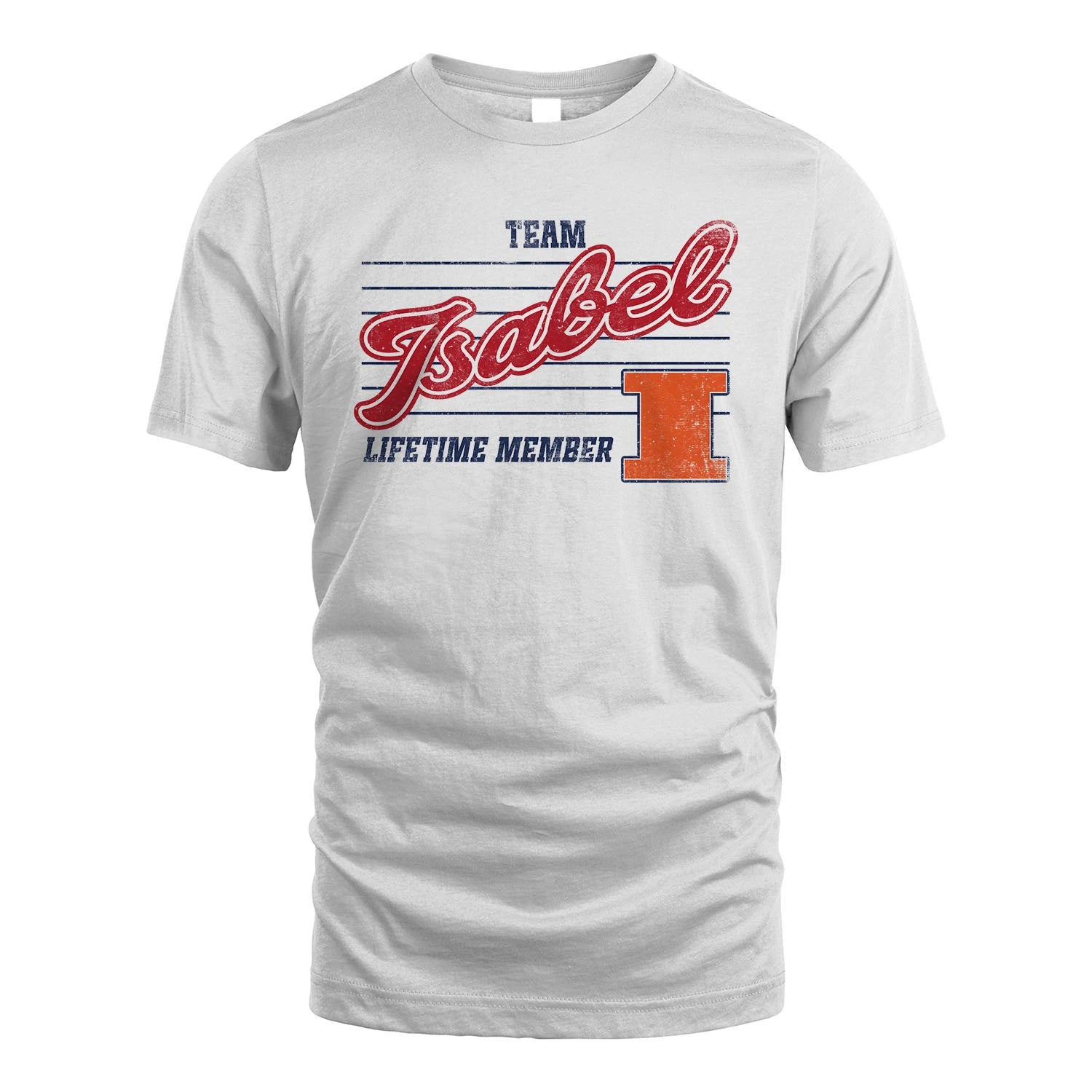Team Your Name Lifetime Member Vintage Shirt ISABEL M1-24