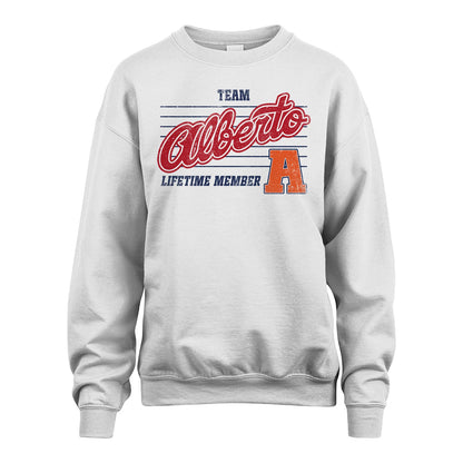 Team Your Name Lifetime Member Vintage Shirt ALBERTO M1-24