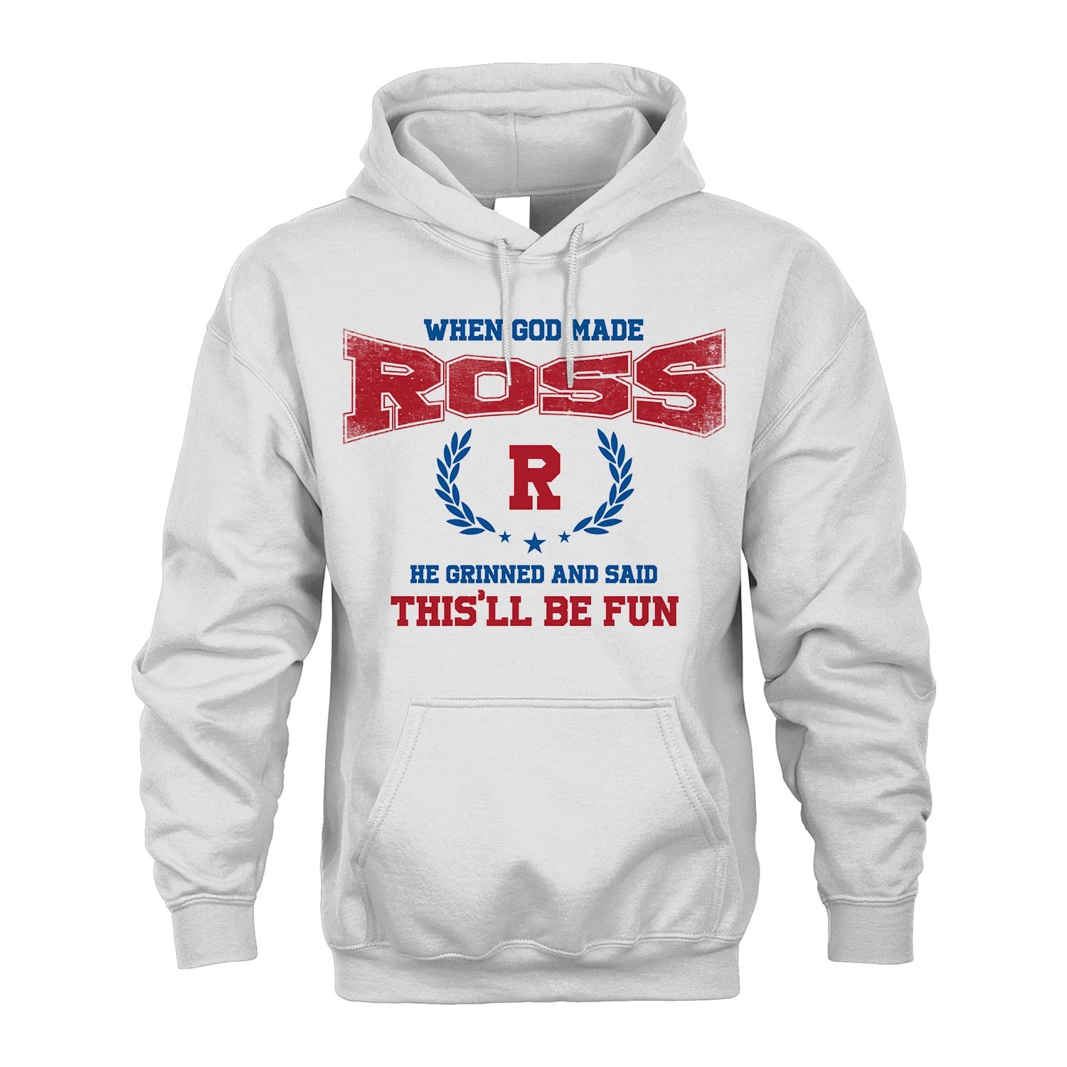 When God Made He Grinned And Said This'll Be Fun Shirt ROSS M1-12
