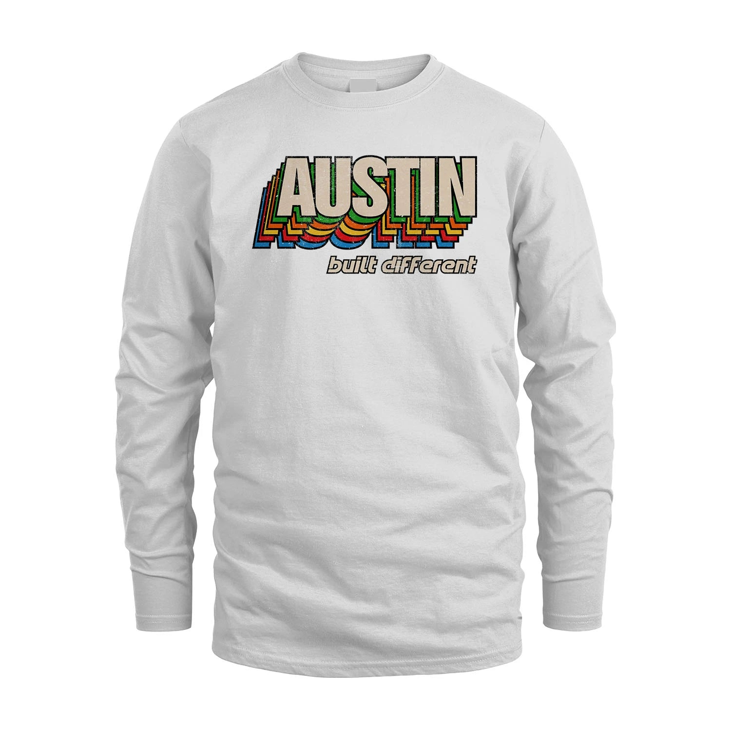 Your Name Built Different Retro Shirt AUSTIN M1-26