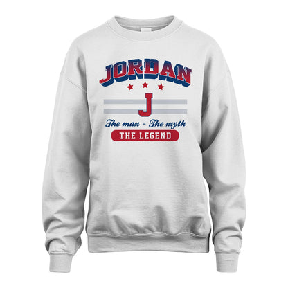 The Man The Myth The Legend With Your Name Shirt JORDAN M1-35