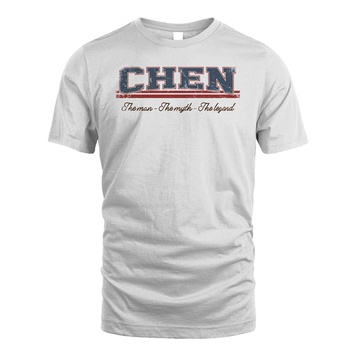 The Man The Myth The Legend Vintage Shirt CHEN M1-6