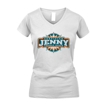 Certified Your Name Trouble Maker Shirt JENNY M1-36