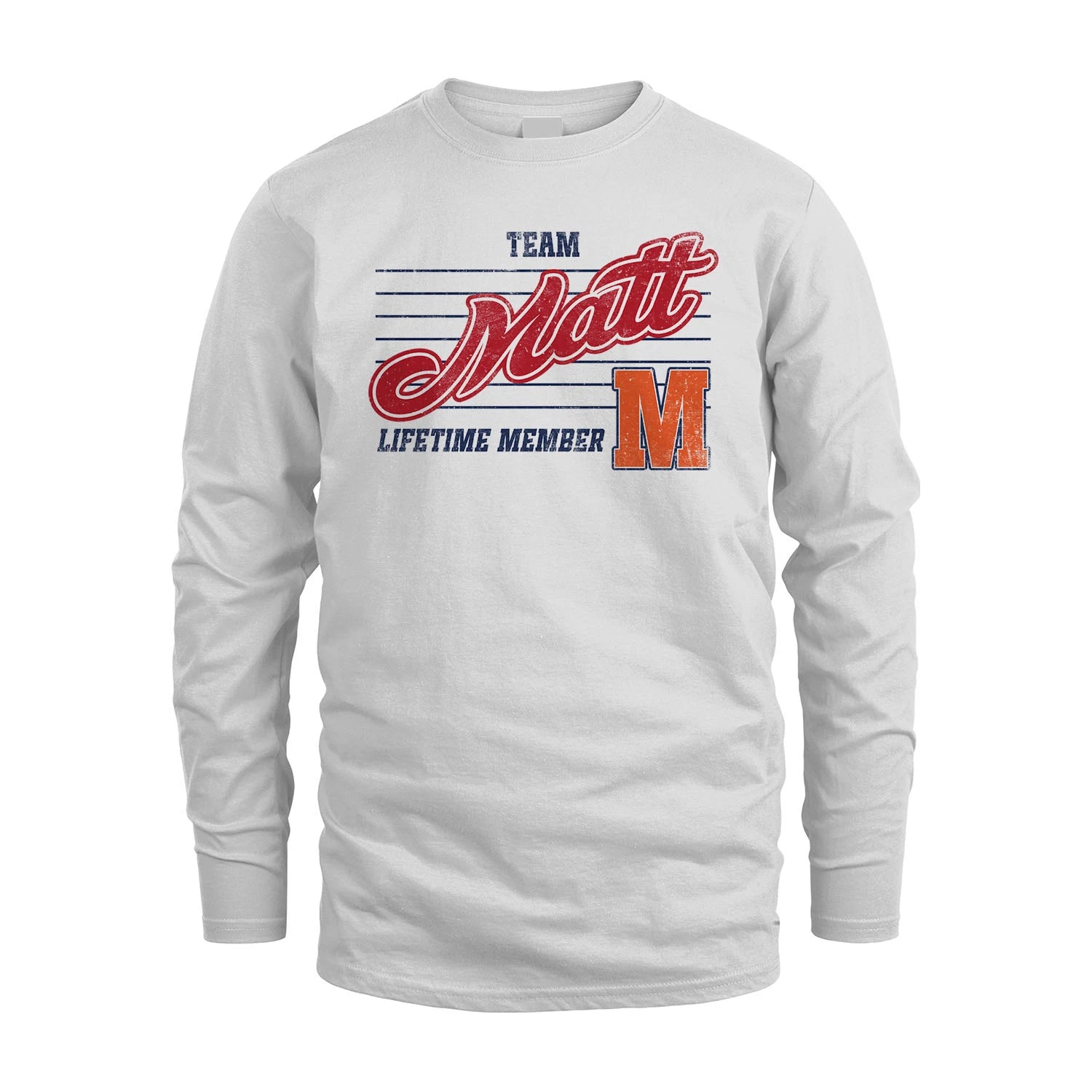 Team Your Name Lifetime Member Vintage Shirt MATT M1-24