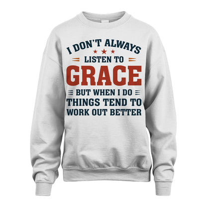 I Don't Always Listen To... GRACE M1-2
