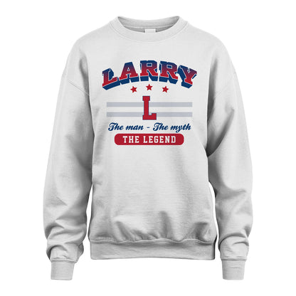 The Man The Myth The Legend With Your Name Shirt LARRY M1-35