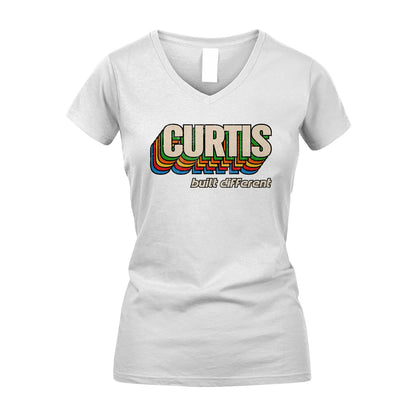 Your Name Built Different Retro Shirt CURTIS M1-26