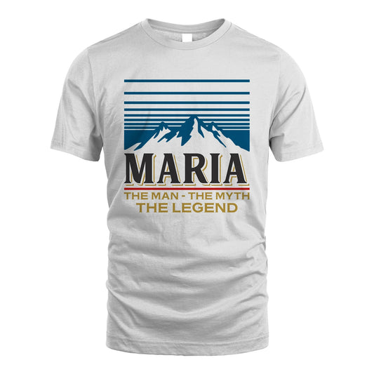 The Man The Myth The Legend Vintage Mountain Shirt MARIA M1-19