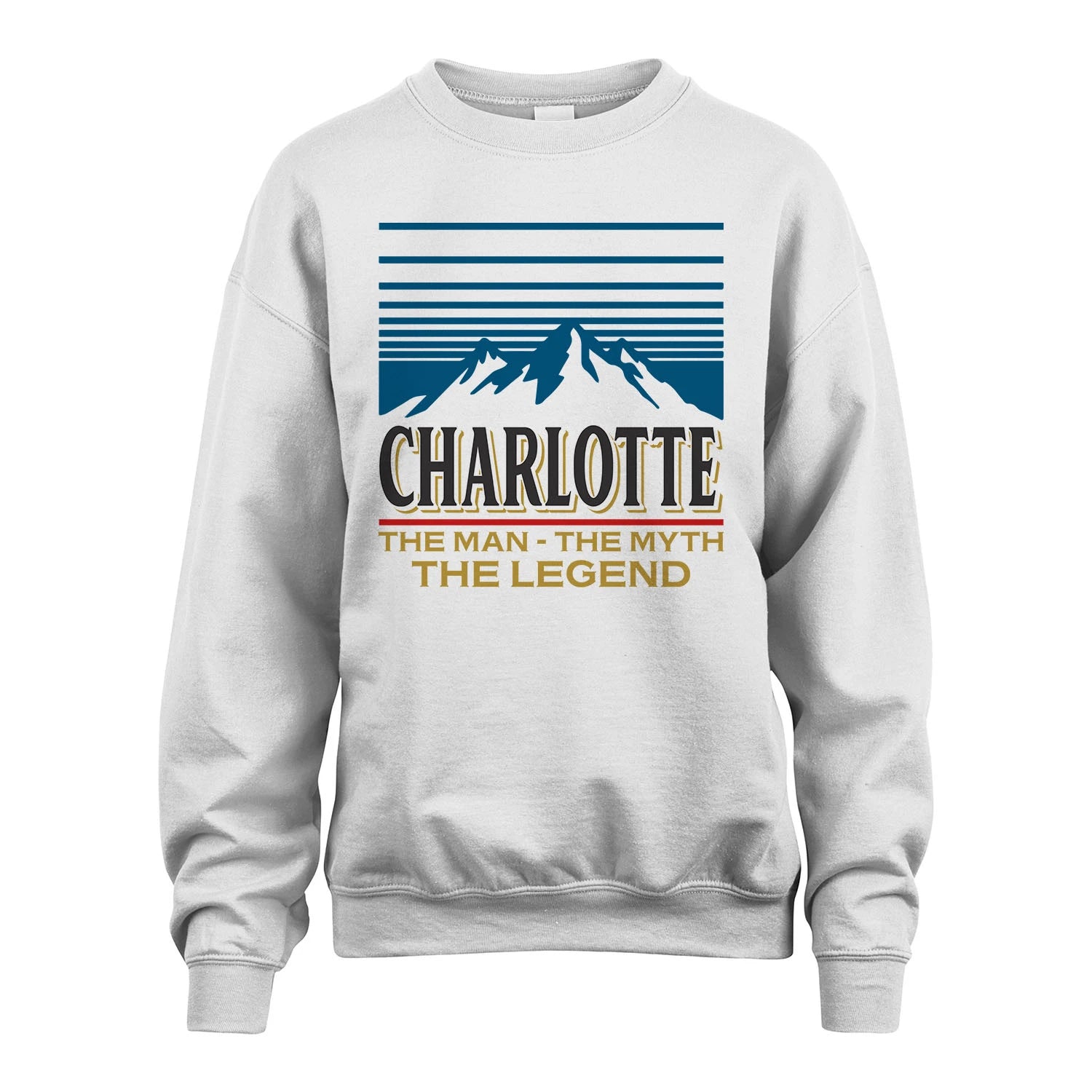 The Man The Myth The Legend Vintage Mountain Shirt CHARLOTTE M1-19