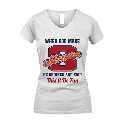 God Made Your Name Custom Shirt SIMON M1-16