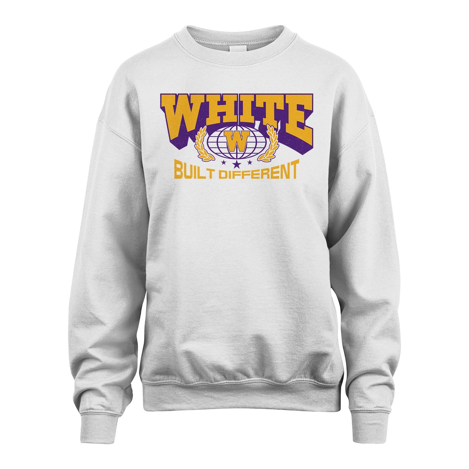 Your Name Built Different Sporty Shirt WHITE M1-32