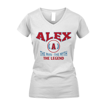 The Man The Myth The Legend Jet Style Shirt ALEX M1-9