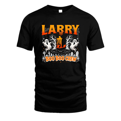 Boo Boo Crew Halloween Custom Name Shirt LARRY M1-28