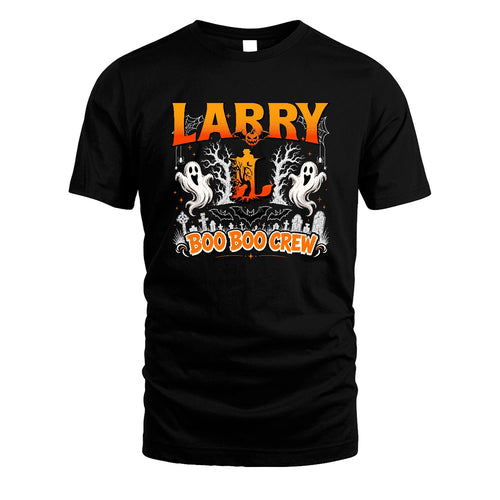 Boo Boo Crew Halloween Custom Name Shirt LARRY M1-28