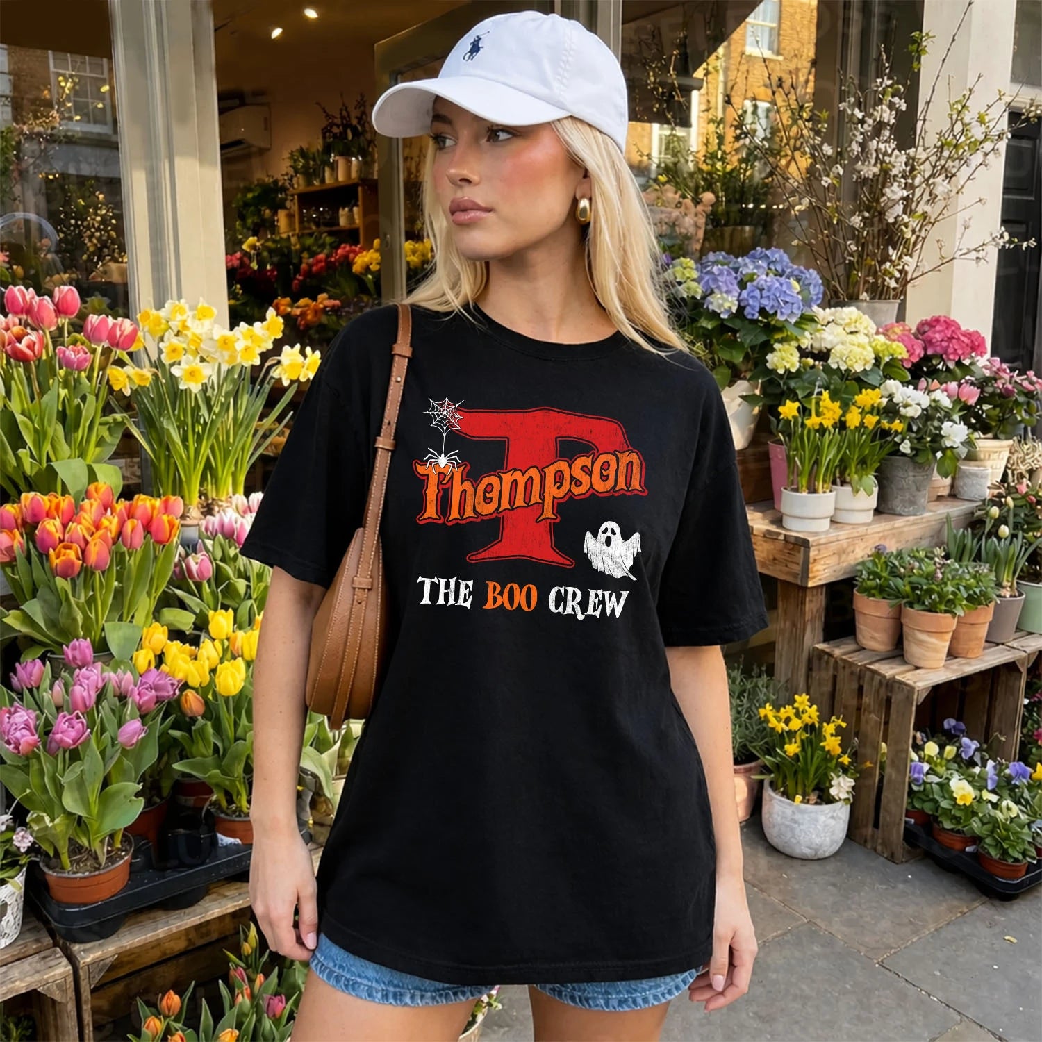 The Boo Crew Halloween Custom Name Shirt THOMPSON M1-22