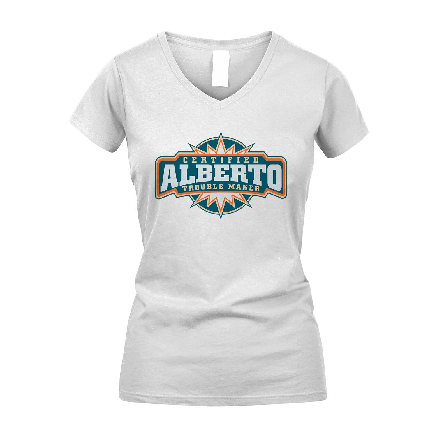 Certified Your Name Trouble Maker Shirt ALBERTO M1-36