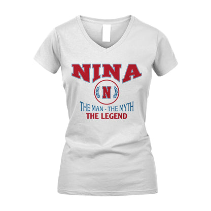 The Man The Myth The Legend Jet Style Shirt NINA M1-9
