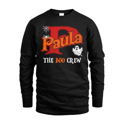 The Boo Crew Halloween Custom Name Shirt PAULA M1-22