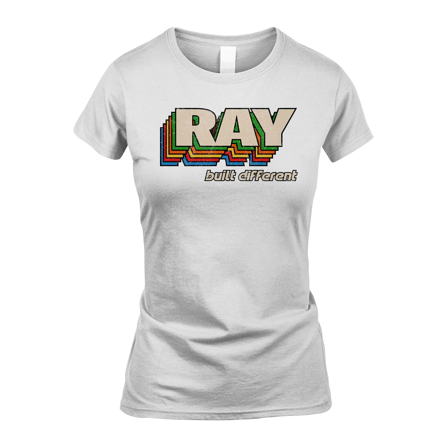 Your Name Built Different Retro Shirt RAY M1-26