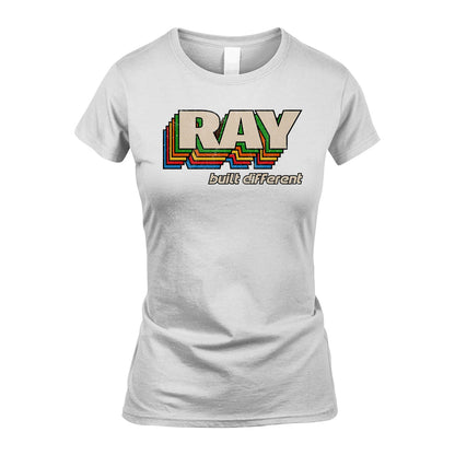 Your Name Built Different Retro Shirt RAY M1-26