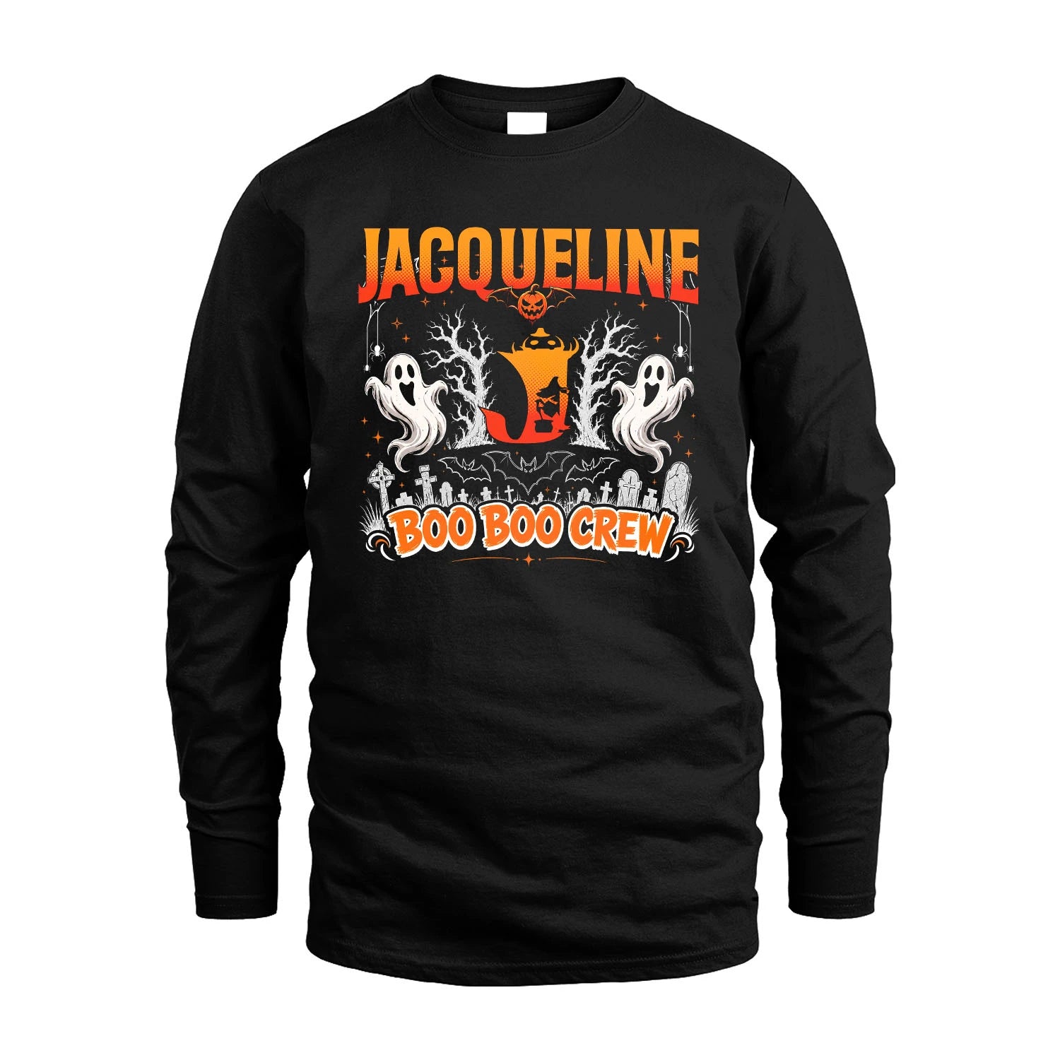 Boo Boo Crew Halloween Custom Name Shirt JACQUELINE M1-28
