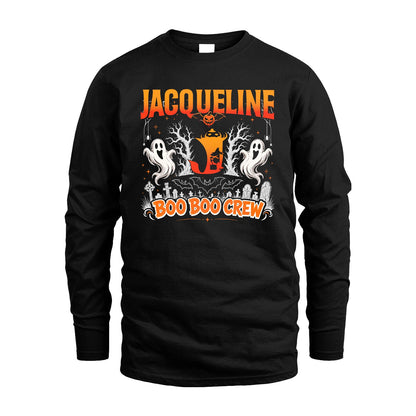 Boo Boo Crew Halloween Custom Name Shirt JACQUELINE M1-28