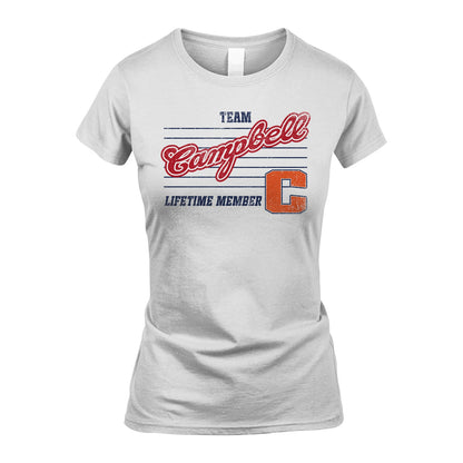 Team Your Name Lifetime Member Vintage Shirt CAMPBELL M1-24