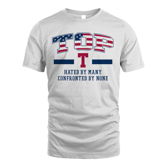 Hated By Many Confronted By None America Shirt TOP M1-10