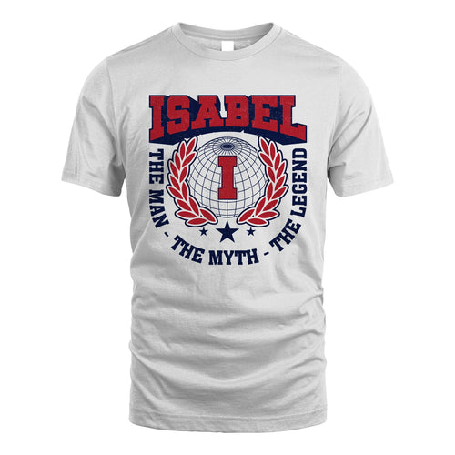 The Man The Myth The Legend Logo Shirt ISABEL M1-30