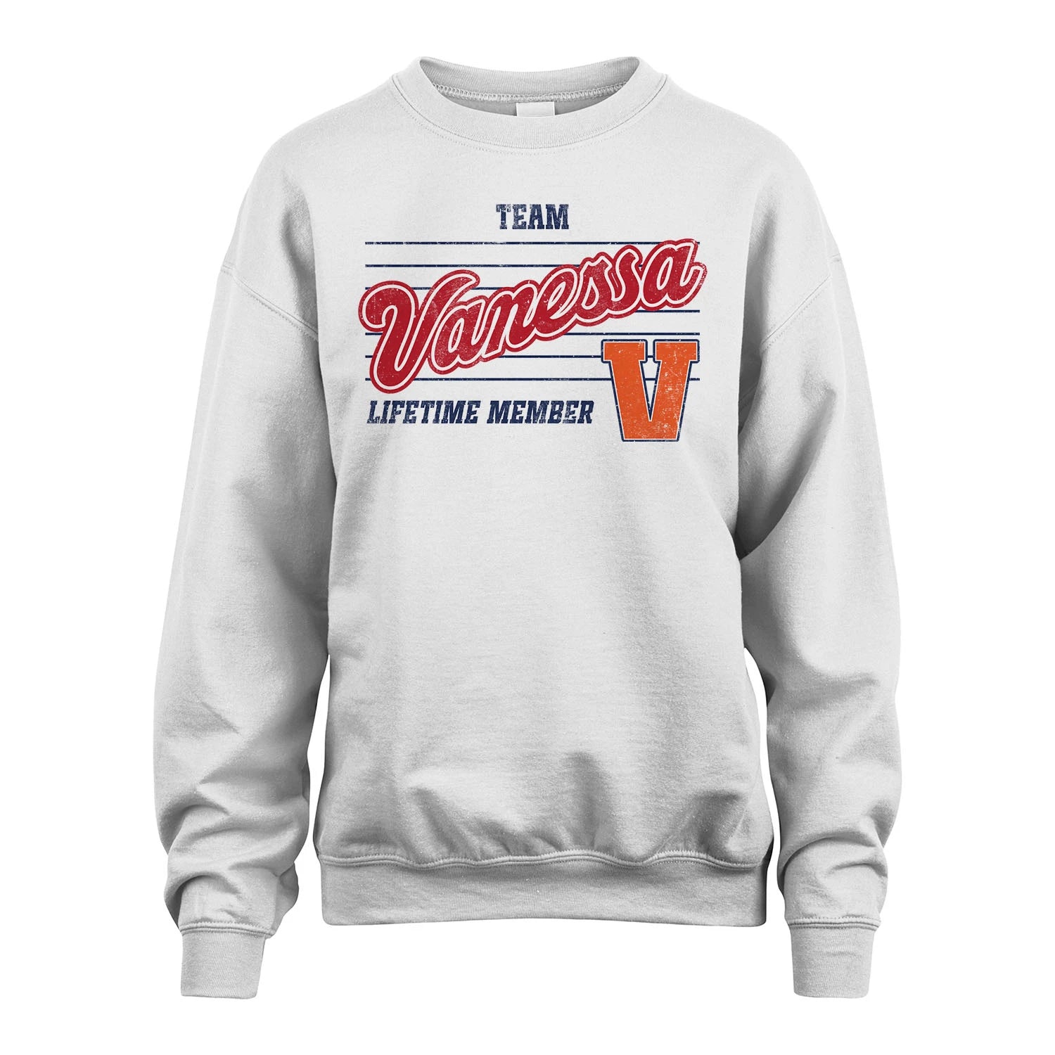 Team Your Name Lifetime Member Vintage Shirt VANESSA M1-24