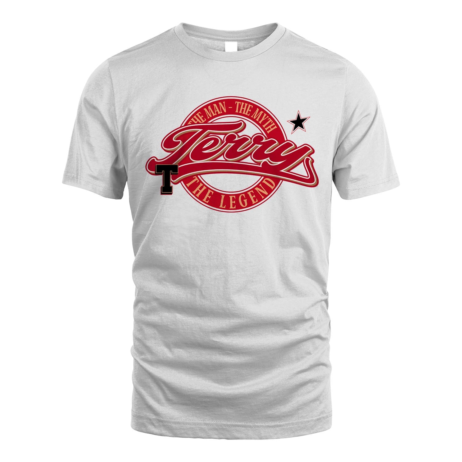The Man The Myth The Legend Sporty Shirt TERRY M1-14