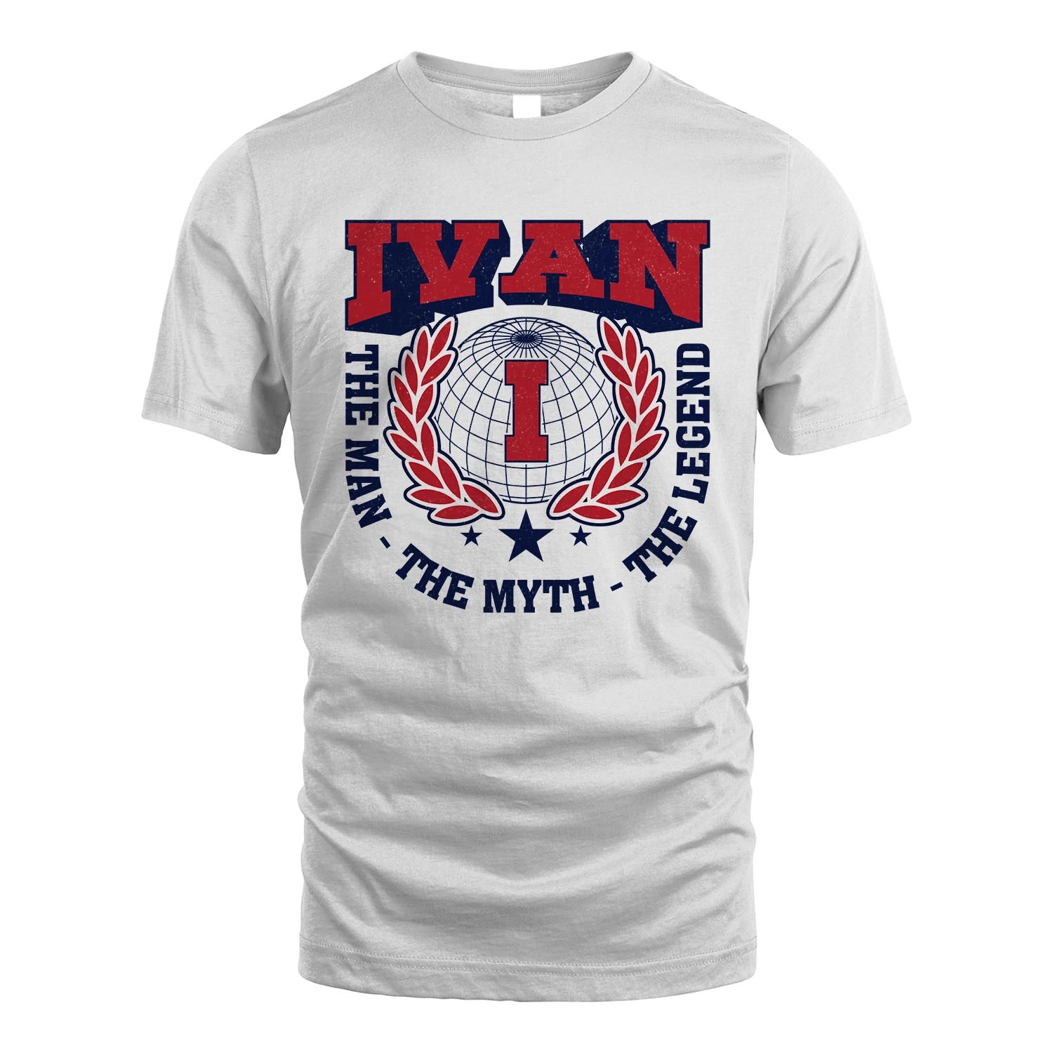 The Man The Myth The Legend Logo Shirt IVAN M1-30