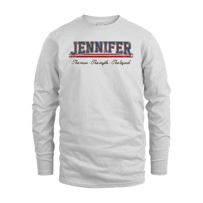 The Man The Myth The Legend Vintage Shirt JENNIFER M1-6