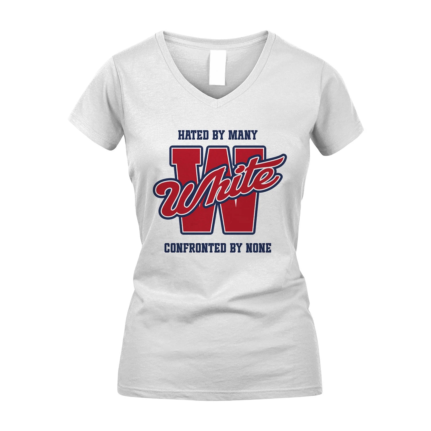 Hated By Many Confronted By None Personalized Name Shirt WHITE M1-8