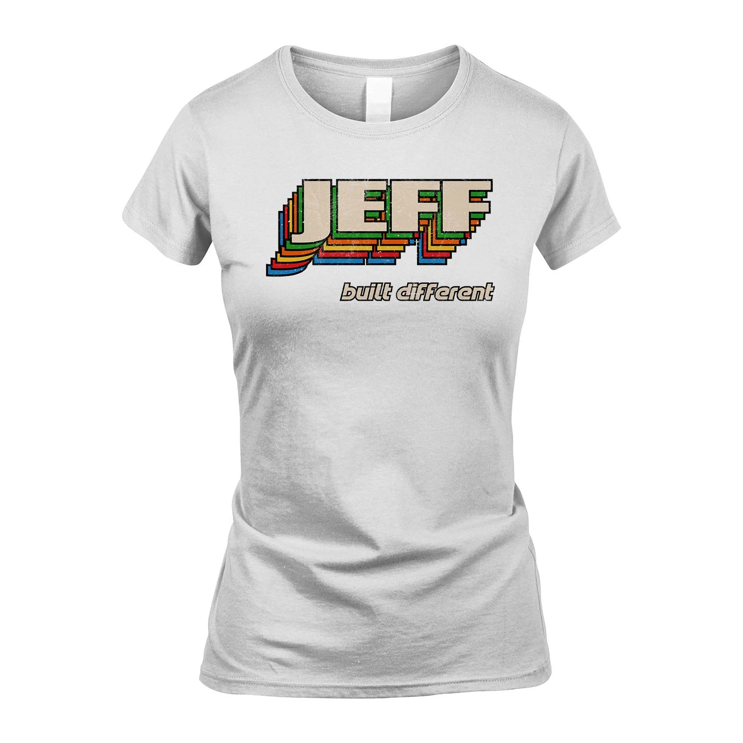 Your Name Built Different Retro Shirt JEFF M1-26