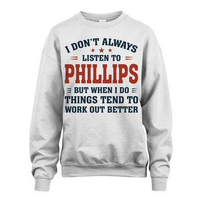 I Don't Always Listen To... PHILLIPS M1-2