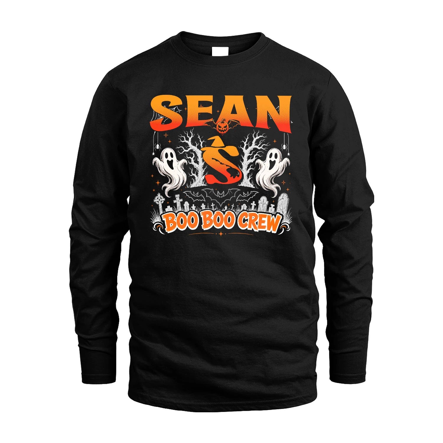 Boo Boo Crew Halloween Custom Name Shirt SEAN M1-28