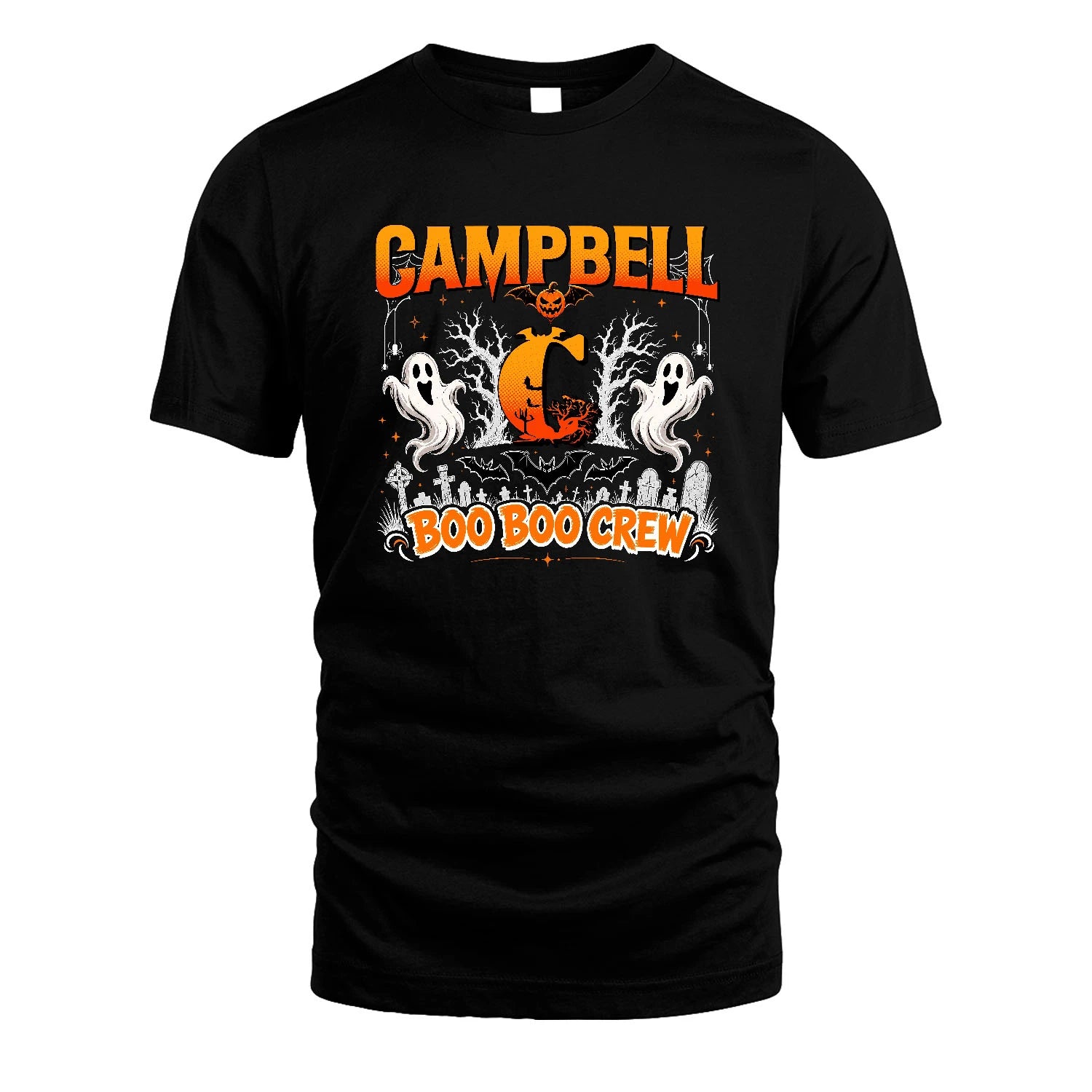 Boo Boo Crew Halloween Custom Name Shirt CAMPBELL M1-28