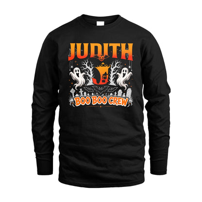 Boo Boo Crew Halloween Custom Name Shirt JUDITH M1-28