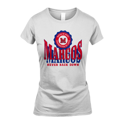 Your Name Never Back Down Shirt MARCOS M1-33