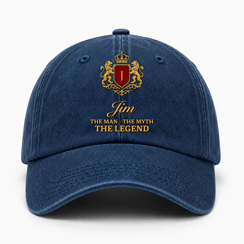 The Man The Myth The Legend Royal Blue Cap JIM 13K1 C49PF