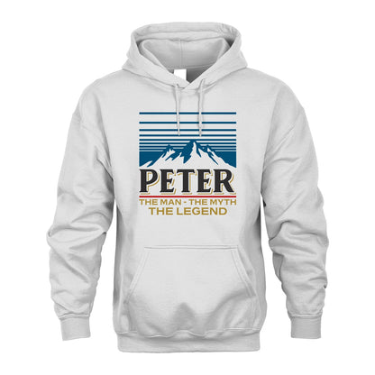 The Man The Myth The Legend Vintage Mountain Shirt PETER M1-19
