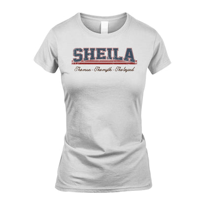 The Man The Myth The Legend Vintage Shirt SHEILA M1-6