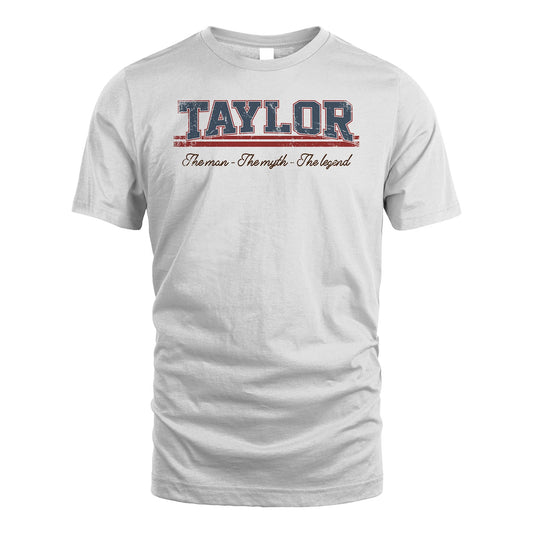 The Man The Myth The Legend Vintage Shirt TAYLOR M1-6